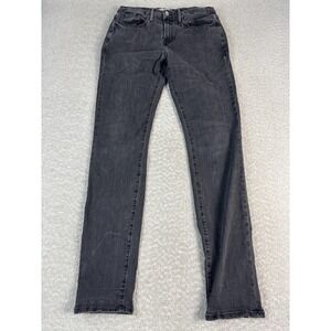 Frame Denim Jeans Mens 32 Black Charcoal L'Homme‎ Skinny Stretch Slim Fit